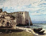 La Cote a Etretat apres la tempete Gustave Courbet